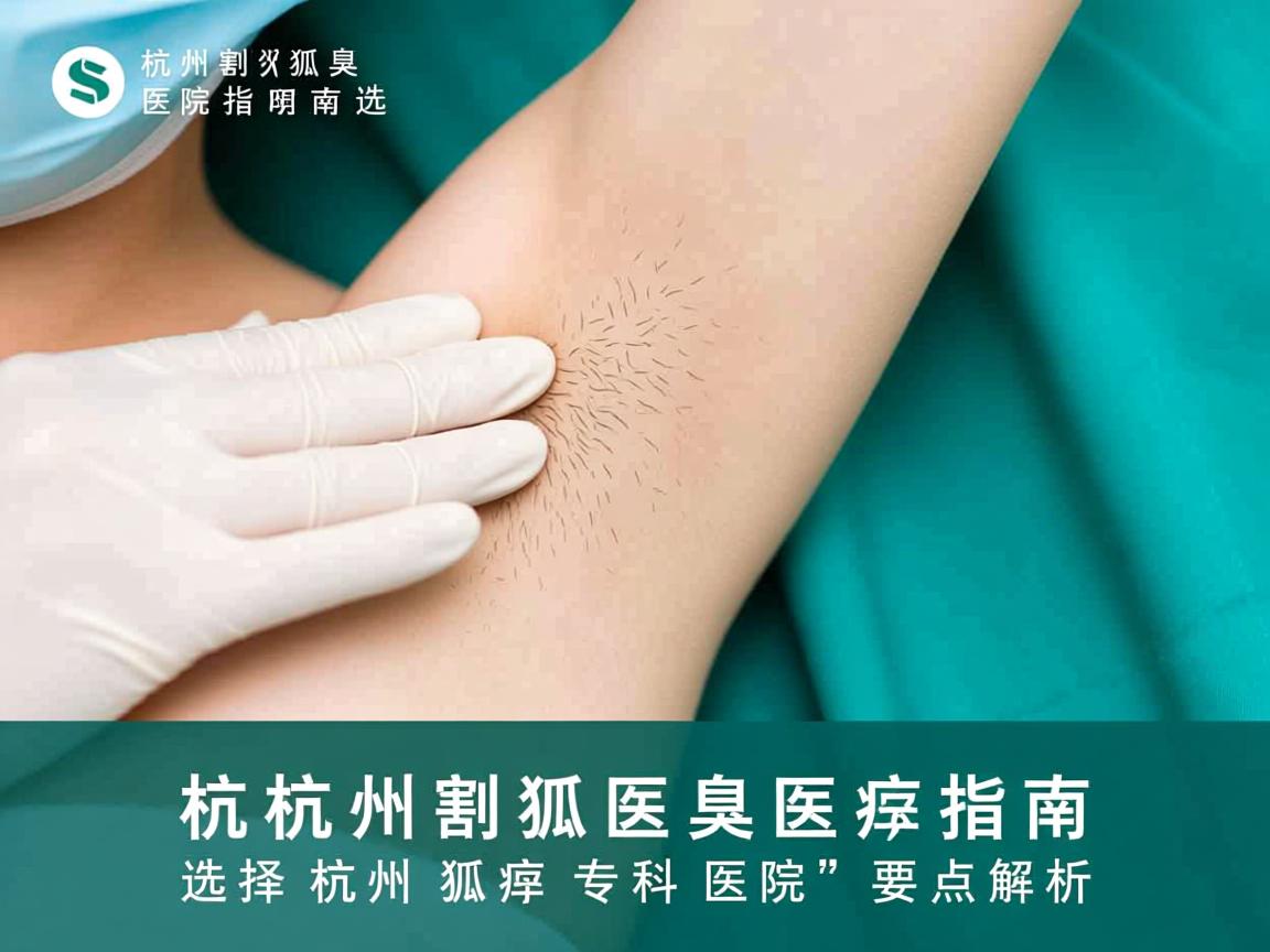 杭州割狐臭医院指南，选择杭州狐臭专科医院的要点解析