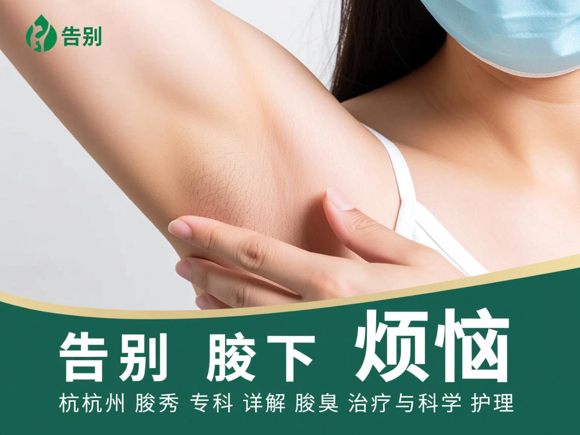 告别腋下烦恼，杭州腋秀专科详解腋臭治疗与科学护理