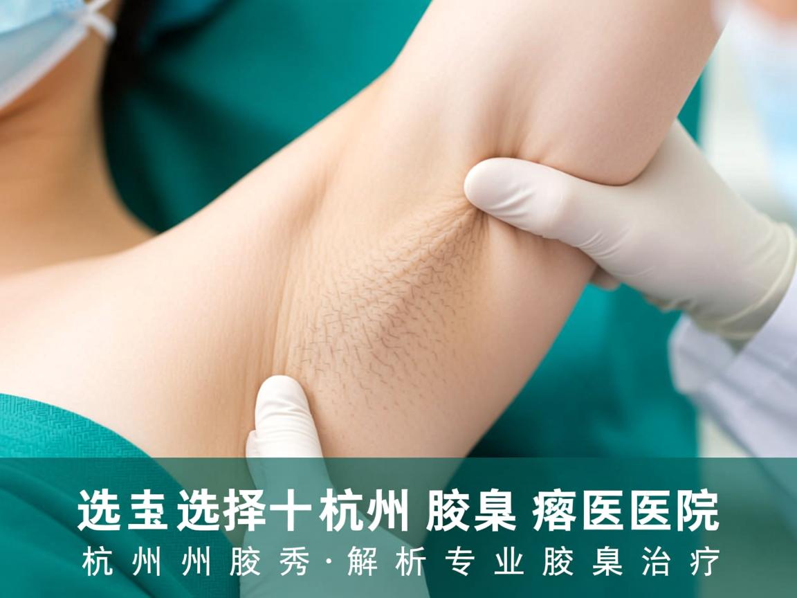 选择杭州腋臭医院，杭州腋秀解析专业腋臭治疗