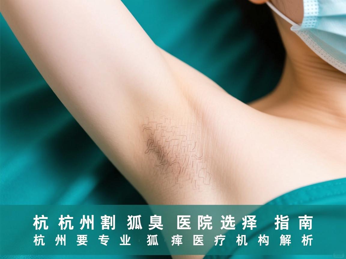 杭州割狐臭医院选择指南，杭州专业狐臭医疗机构解析