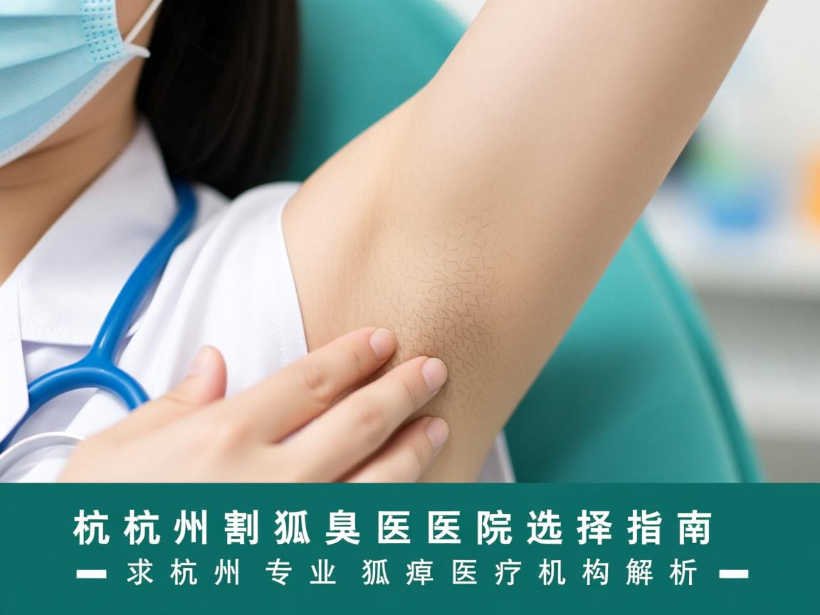 杭州割狐臭医院选择指南，杭州专业狐臭医疗机构解析