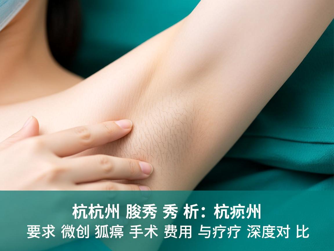 杭州腋秀解析，杭州微创狐臭手术费用与疗效深度对比