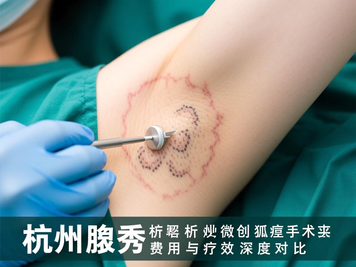 杭州腋秀解析，杭州微创狐臭手术费用与疗效深度对比