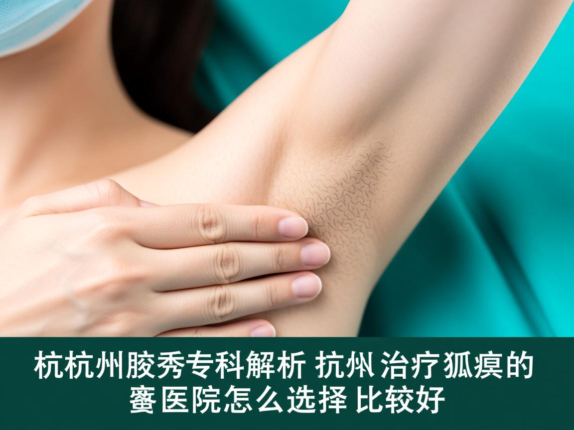 杭州腋秀专科解析，杭州治疗狐臭的医院怎么选择比较好