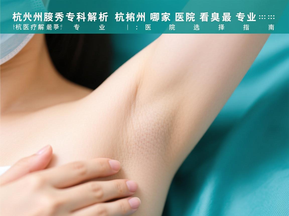 杭州腋秀专科解析，杭州哪家医院看腋臭最专业，专业医院选择指南