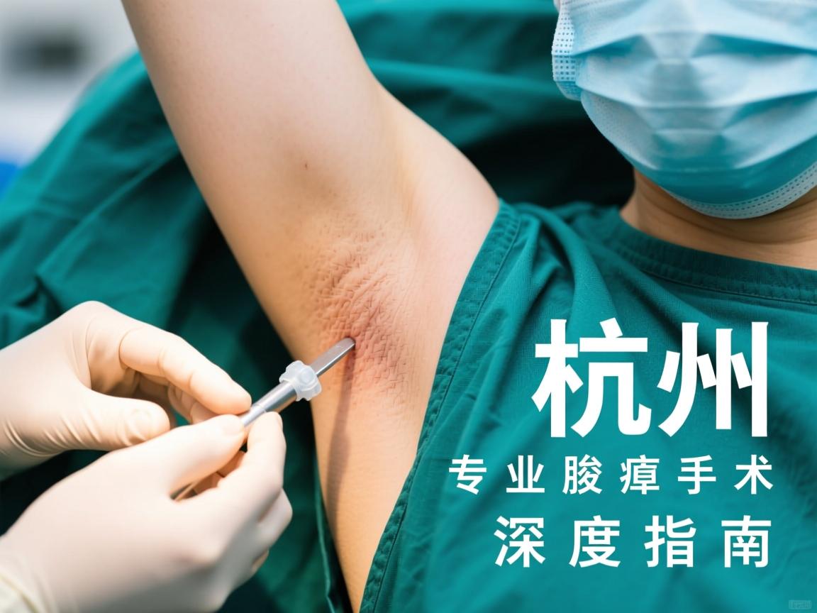杭州腋臭手术医院解析，杭州专业腋臭手术的深度指南