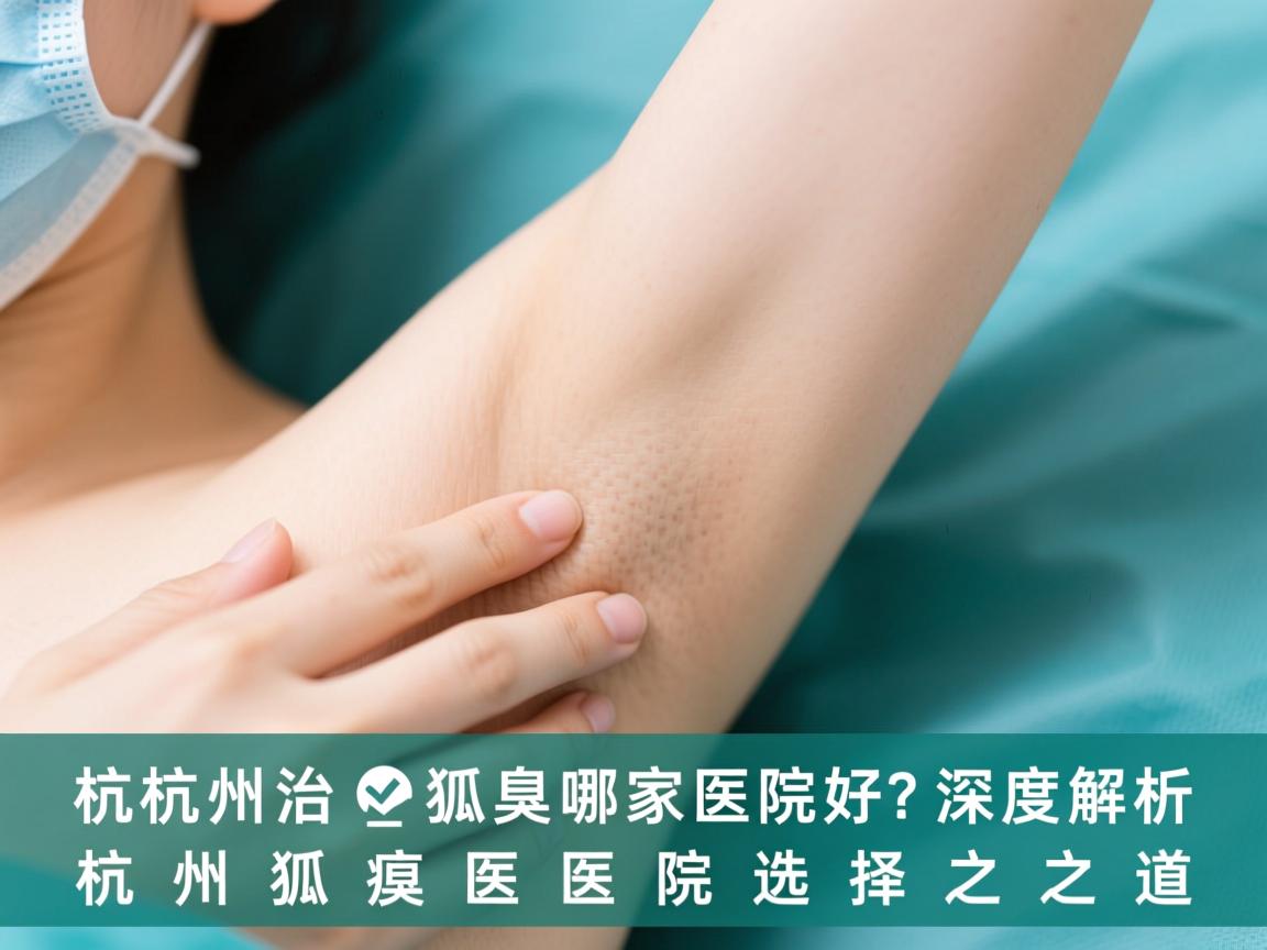 杭州治狐臭哪家医院好？深度解析杭州狐臭医院选择之道