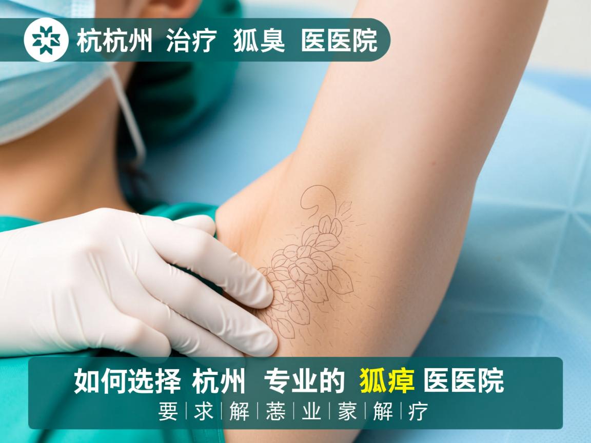 杭州治疗狐臭医院解析，如何选择杭州专业的狐臭医院