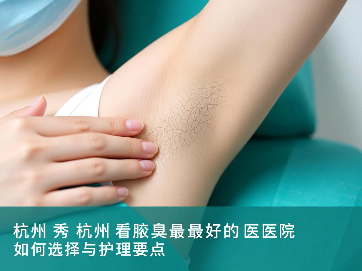 杭州腋秀解析，杭州看腋臭最好的医院如何选择与护理要点