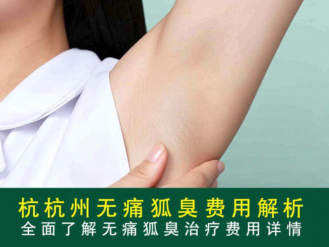 杭州无痛狐臭费用解析，全面了解无痛狐臭治疗费用详情