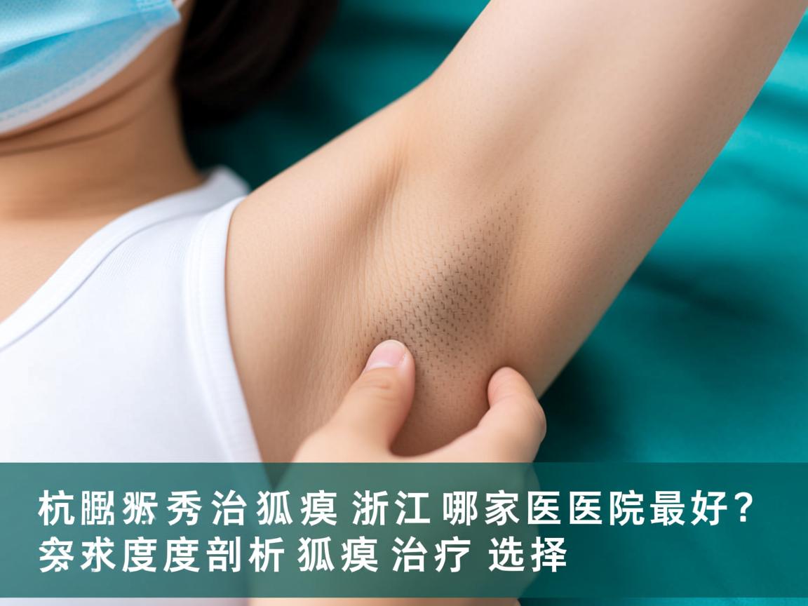 杭州腋秀解析，治狐臭浙江哪家医院最好？深度剖析狐臭治疗选择