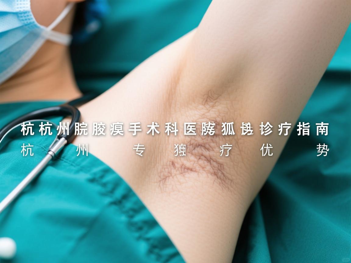 杭州腋臭手术医院选择指南，聚焦杭州腋秀专科的狐臭诊疗优势