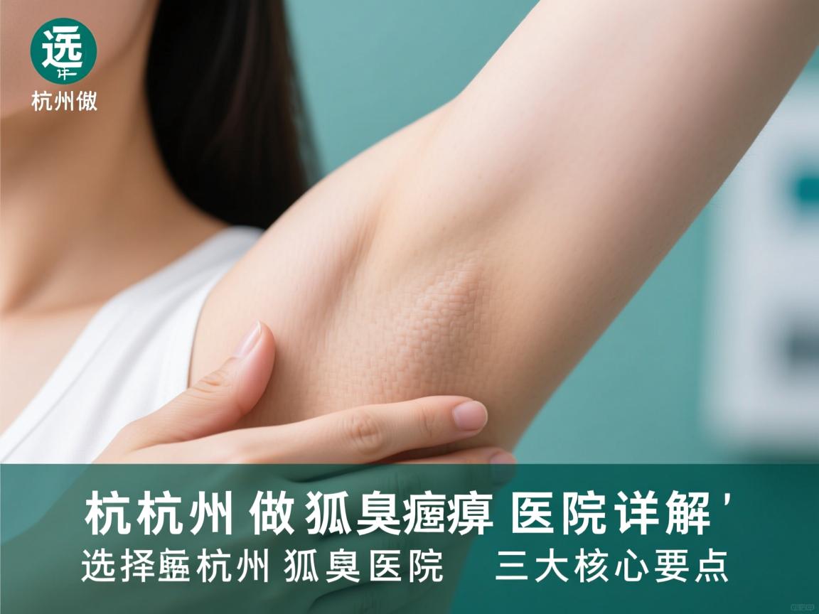 杭州做狐臭医院详解，选择杭州狐臭医院的三大核心要点
