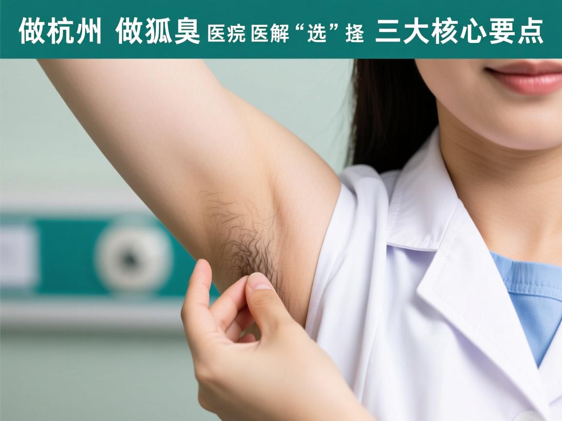 杭州做狐臭医院详解，选择杭州狐臭医院的三大核心要点