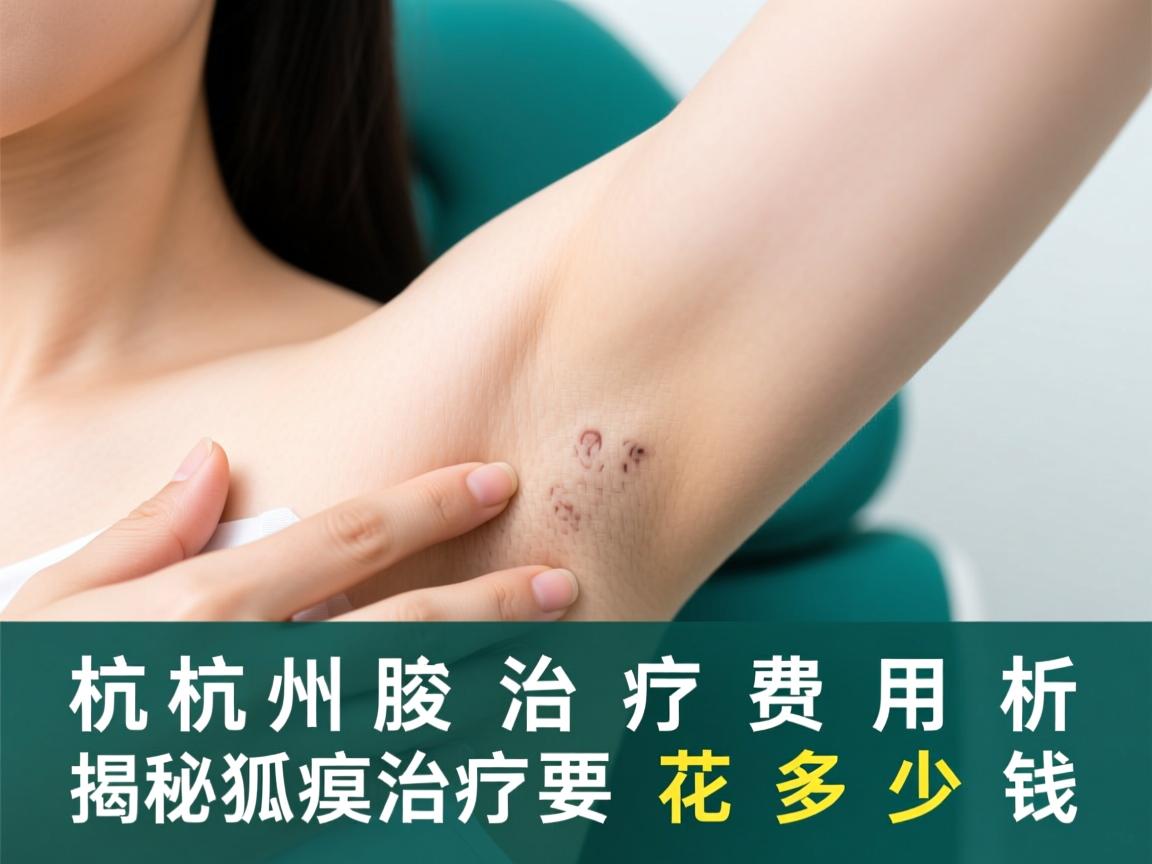 杭州腋臭治疗费用解析，揭秘杭州狐臭治疗要花多少钱