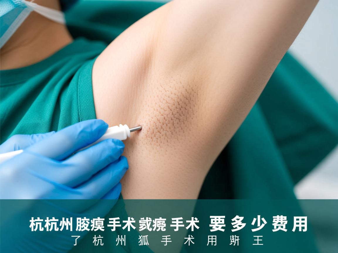 杭州腋臭手术费用解析，了解杭州狐臭手术要多少费用