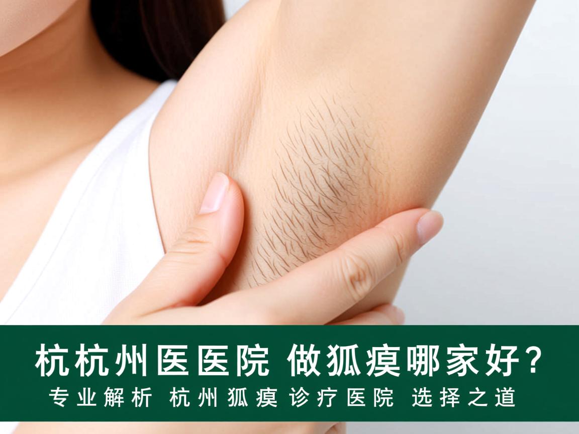杭州医院做狐臭哪家好？专业解析杭州狐臭诊疗医院的选择之道