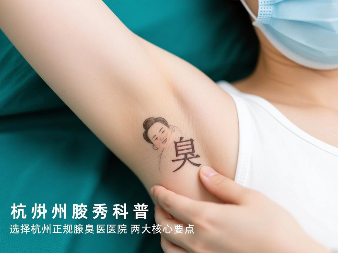杭州腋秀科普，选择杭州正规腋臭医院的两大核心要点