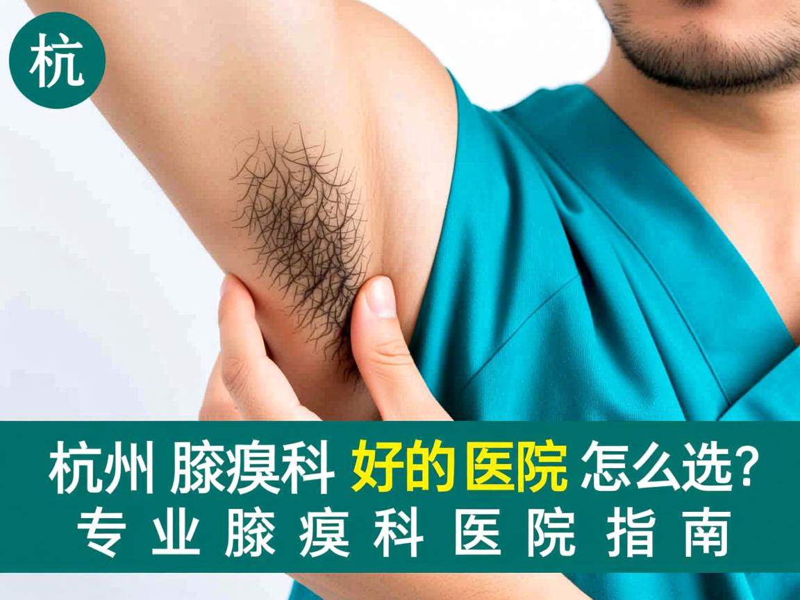 杭州腋臭科好的医院怎么选？专业腋臭科医院指南