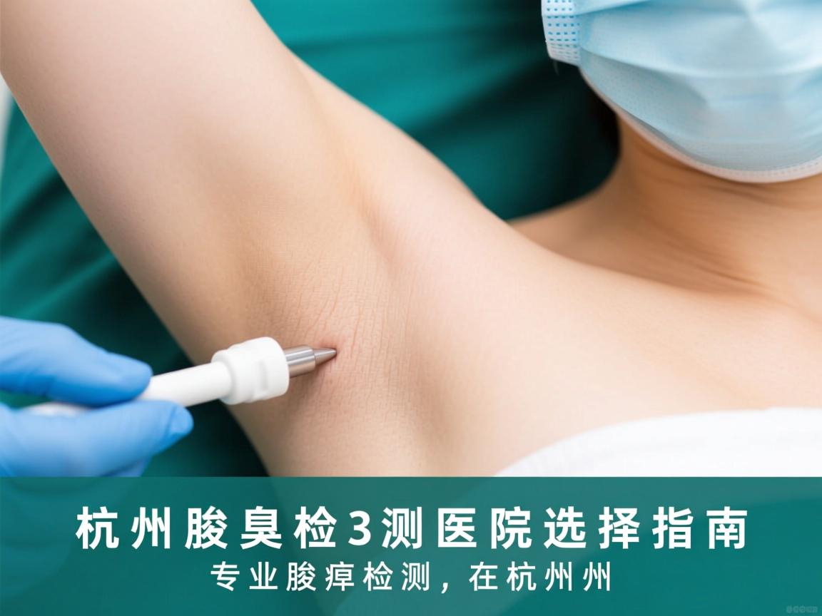 杭州腋臭检测医院选择指南，专业腋臭检测在杭州