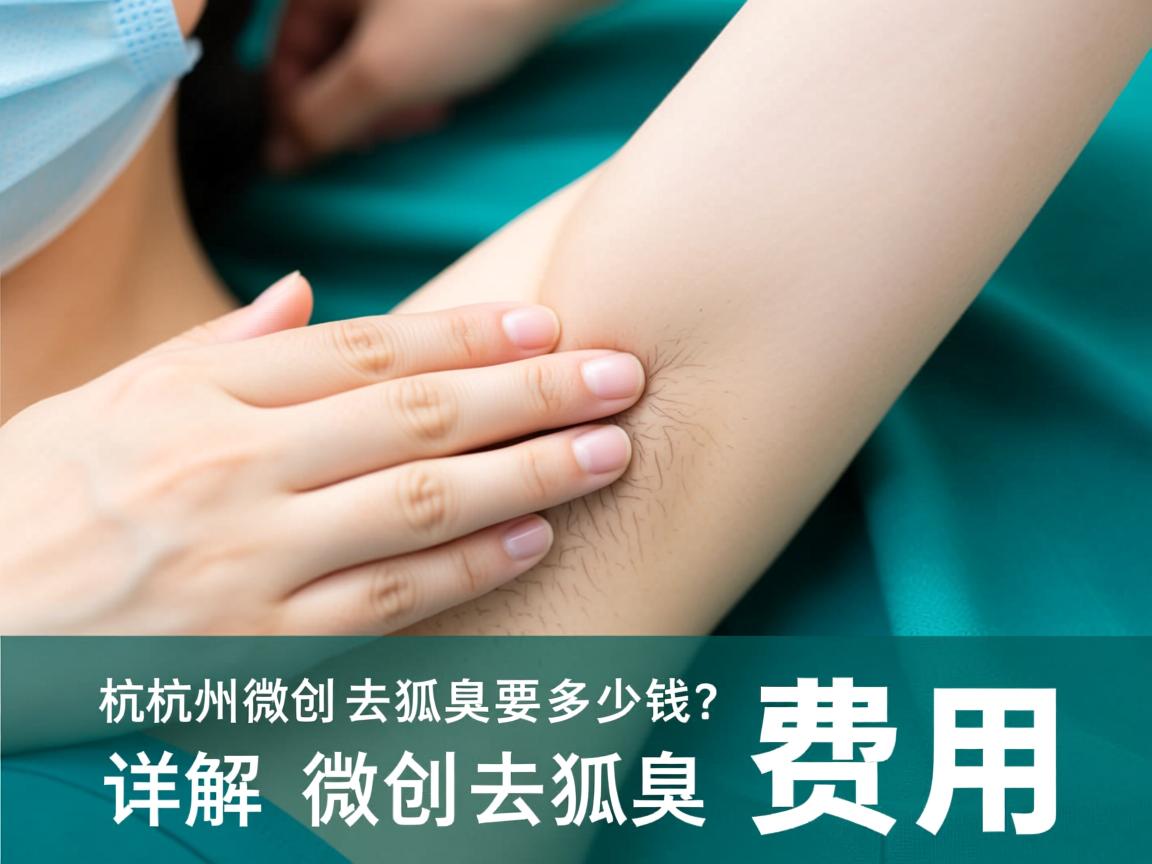 杭州微创去狐臭要多少钱？详解微创去狐臭费用