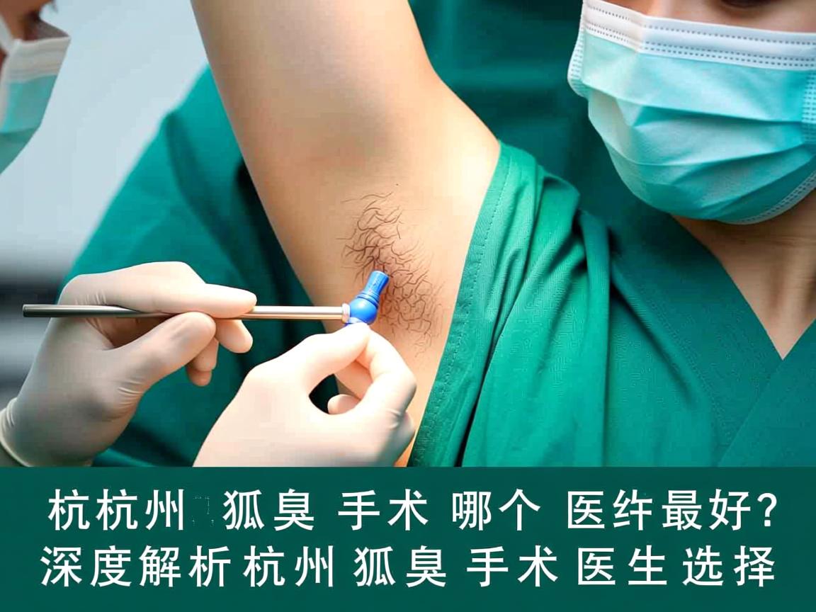 杭州狐臭手术哪个医生最好？深度解析杭州狐臭手术医生选择