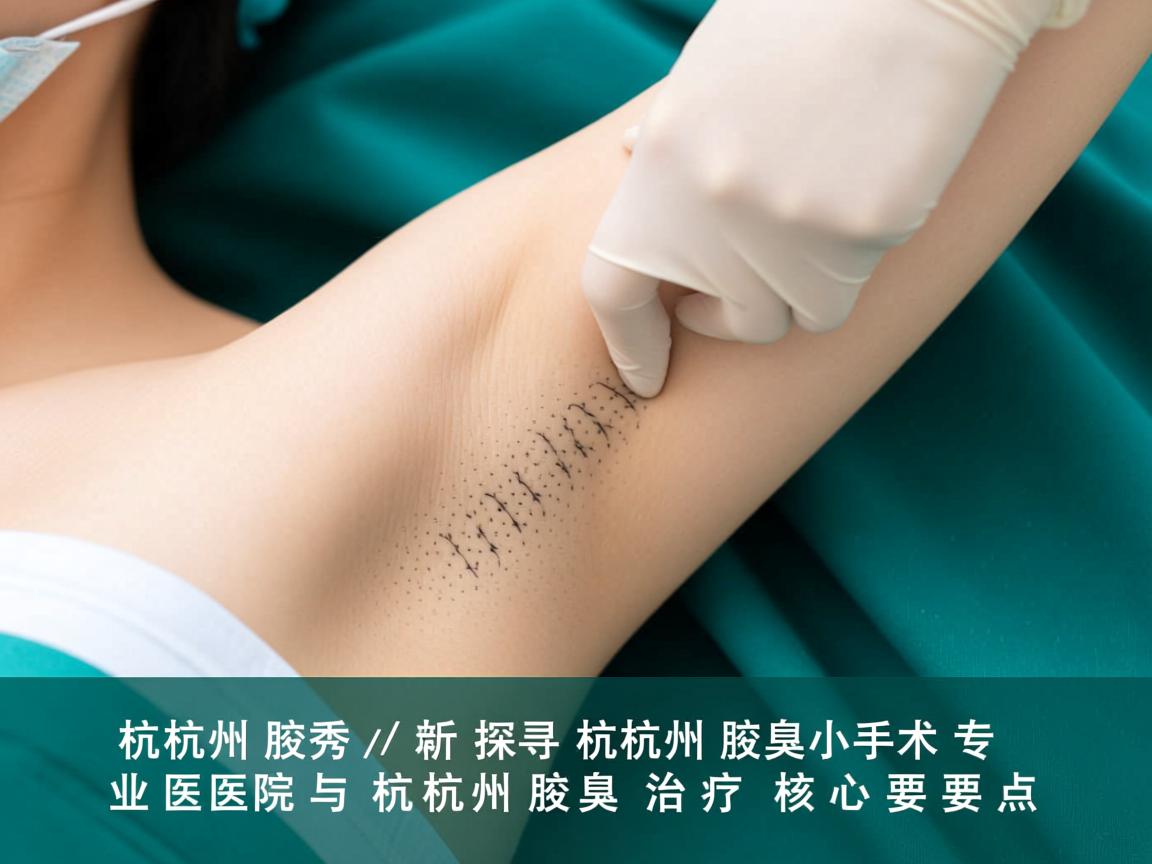 杭州腋秀解析，探寻杭州腋臭手术专业医院与杭州腋臭治疗核心要点