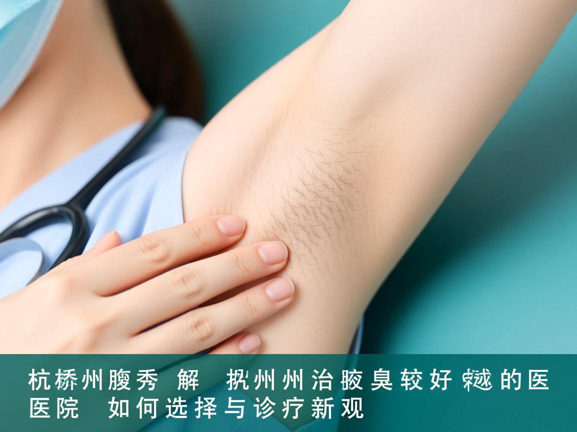 杭州腋秀解析,杭州治疗腋臭较好的医院如何选择与诊疗新观 杭州腋秀解析,杭州治疗腋臭较好的医院如何选择与诊疗新观