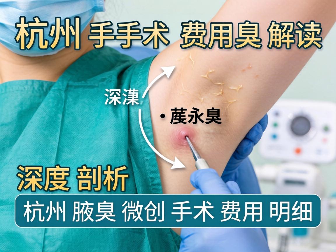 杭州腋臭手术费用解读，深度剖析杭州腋臭微创手术费用明细