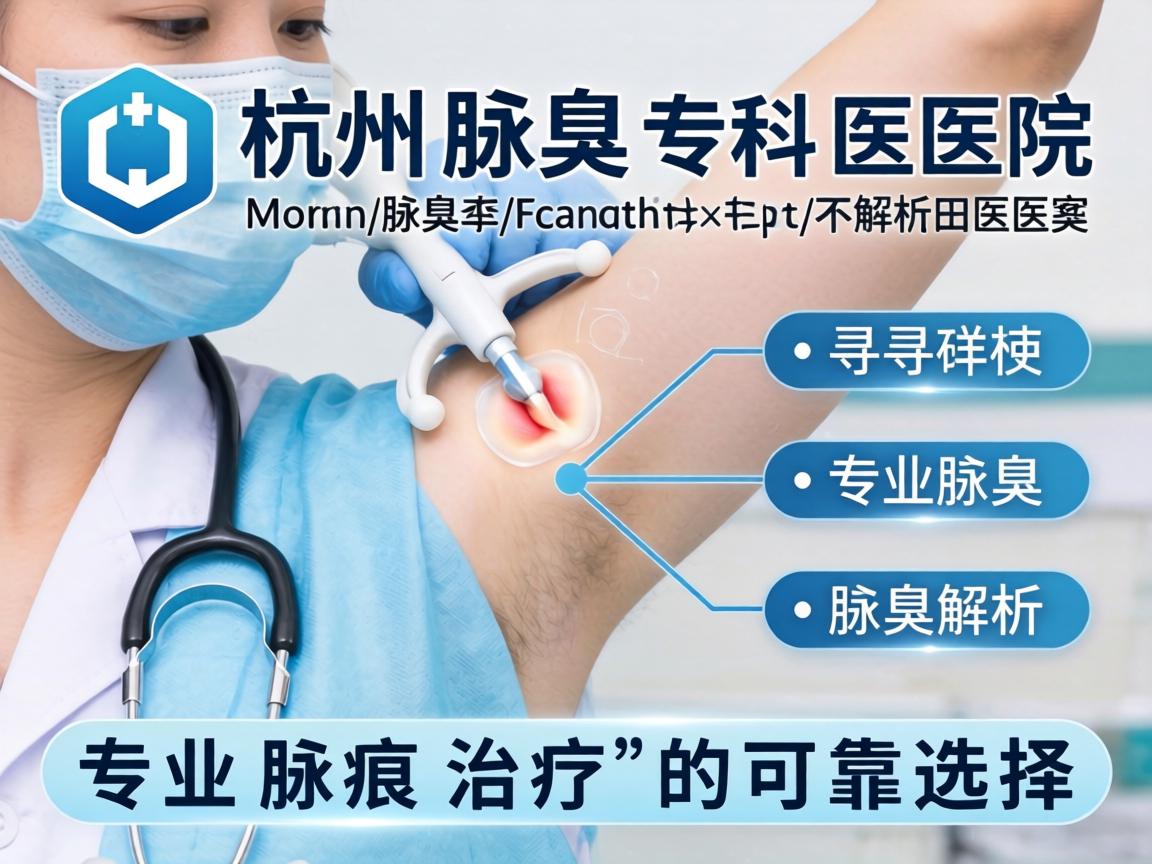 杭州腋臭专科医院解析，探寻专业腋臭治疗的可靠选择