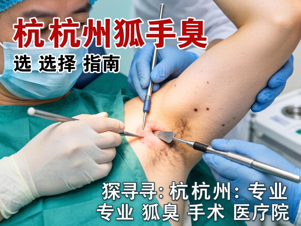 杭州狐臭手术选择指南，探寻杭州专业狐臭手术医院