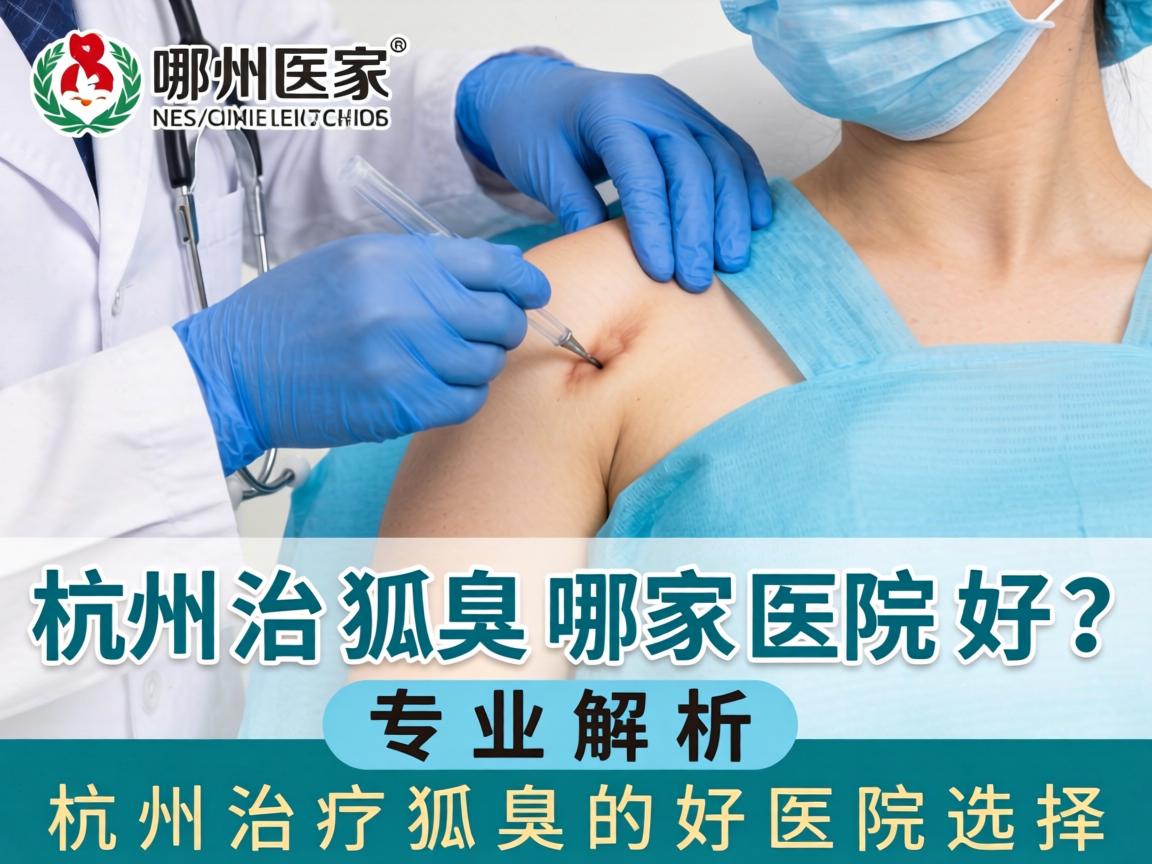 杭州治疗狐臭哪家医院好？专业解析杭州治疗狐臭的好医院选择