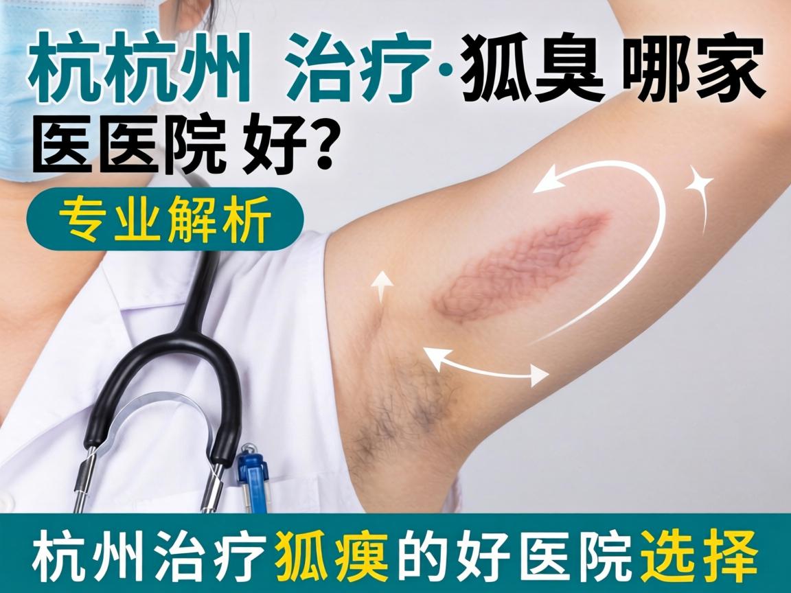 杭州治疗狐臭哪家医院好？专业解析杭州治疗狐臭的好医院选择