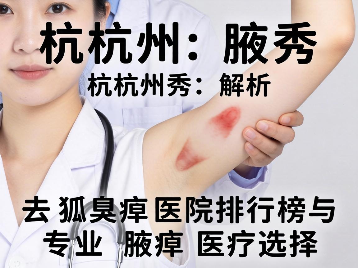 杭州腋秀解析，杭州去狐臭医院排行榜与专业腋臭医疗选择