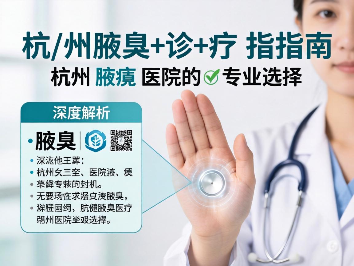 杭州腋臭诊疗指南，深度解析杭州腋臭医院的专业选择