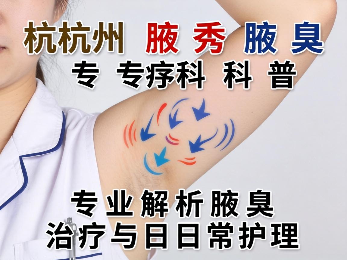 杭州腋秀腋臭专科科普，专业解析腋臭治疗与日常护理