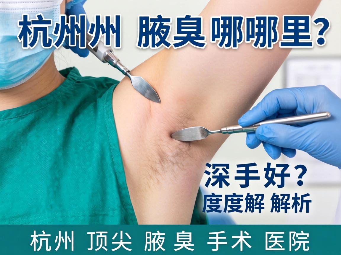 杭州腋臭手术哪里好？深度解析杭州顶尖腋臭手术医院