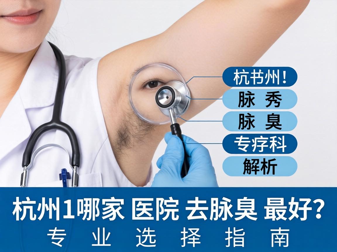 杭州腋秀腋臭专科解析，杭州哪家医院去腋臭最好？专业选择指南