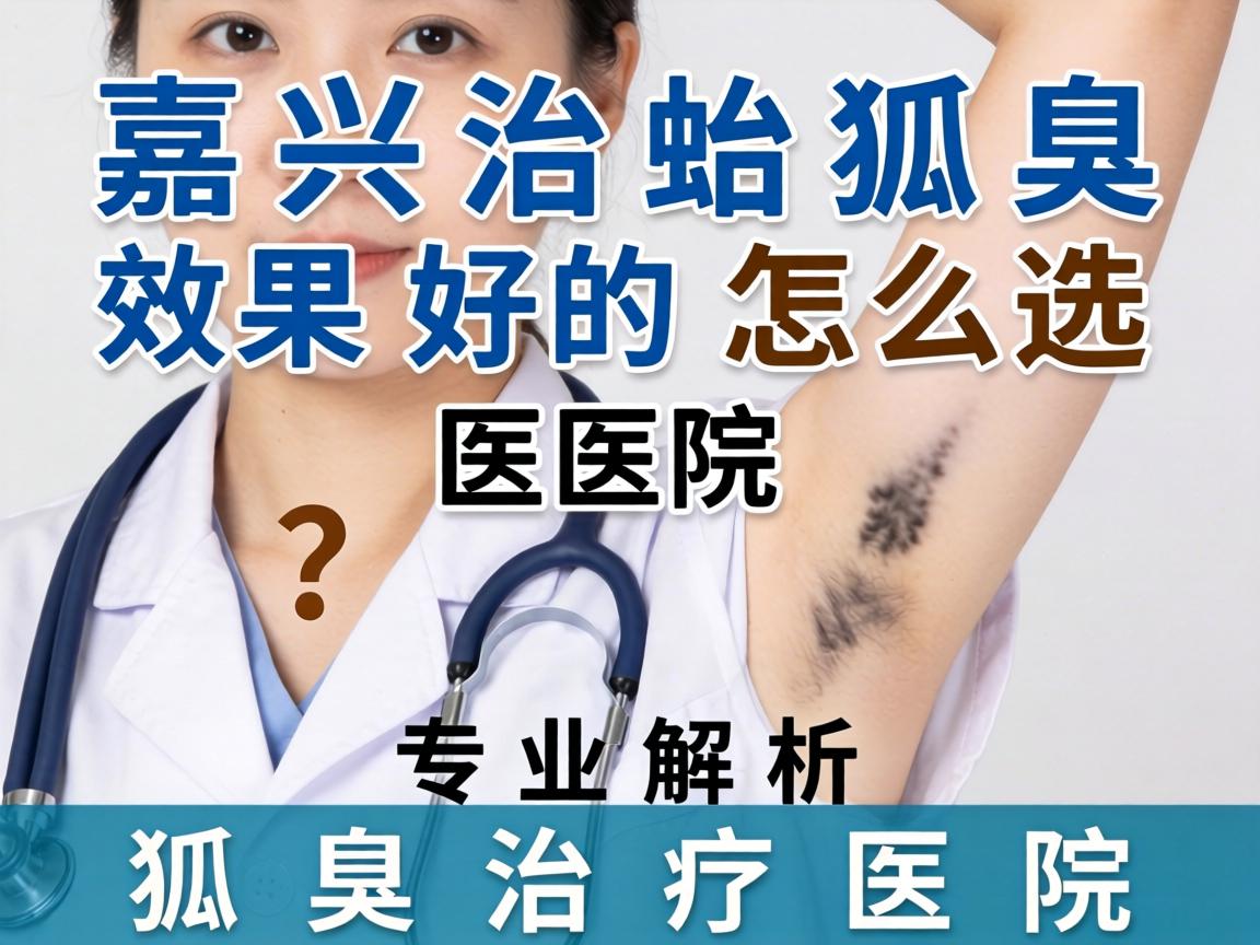 嘉兴治狐臭效果好的医院怎么选？专业解析狐臭治疗医院