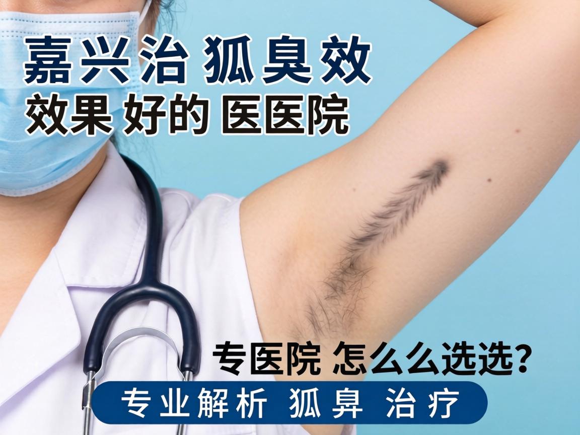 嘉兴治狐臭效果好的医院怎么选？专业解析狐臭治疗