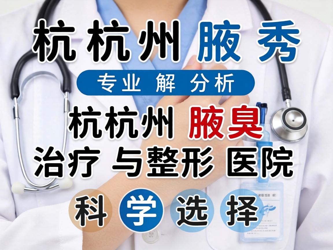 杭州腋秀，专业解析杭州腋臭治疗与整形医院的科学选择
