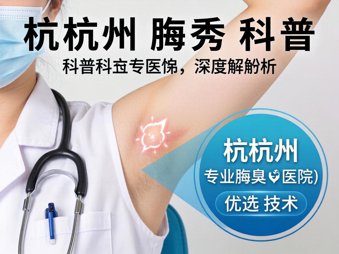 杭州腋秀科普，深度解析杭州专业腋臭医院的优选技术