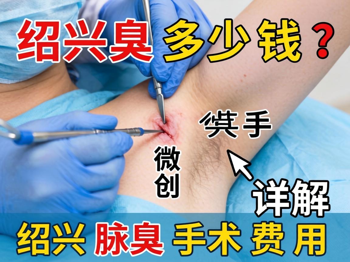 绍兴腋臭微创手术多少钱？详解绍兴腋臭手术费用