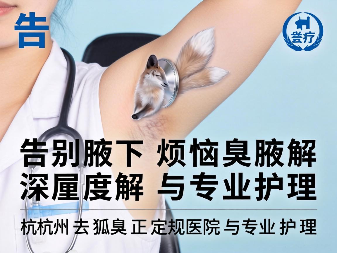 告别腋下烦恼，深度解析杭州去狐臭正规医院与专业护理