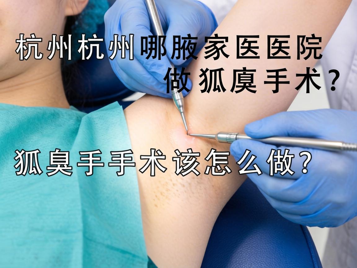 杭州腋秀解析，杭州哪家医院做狐臭手术？狐臭手术该怎么做？