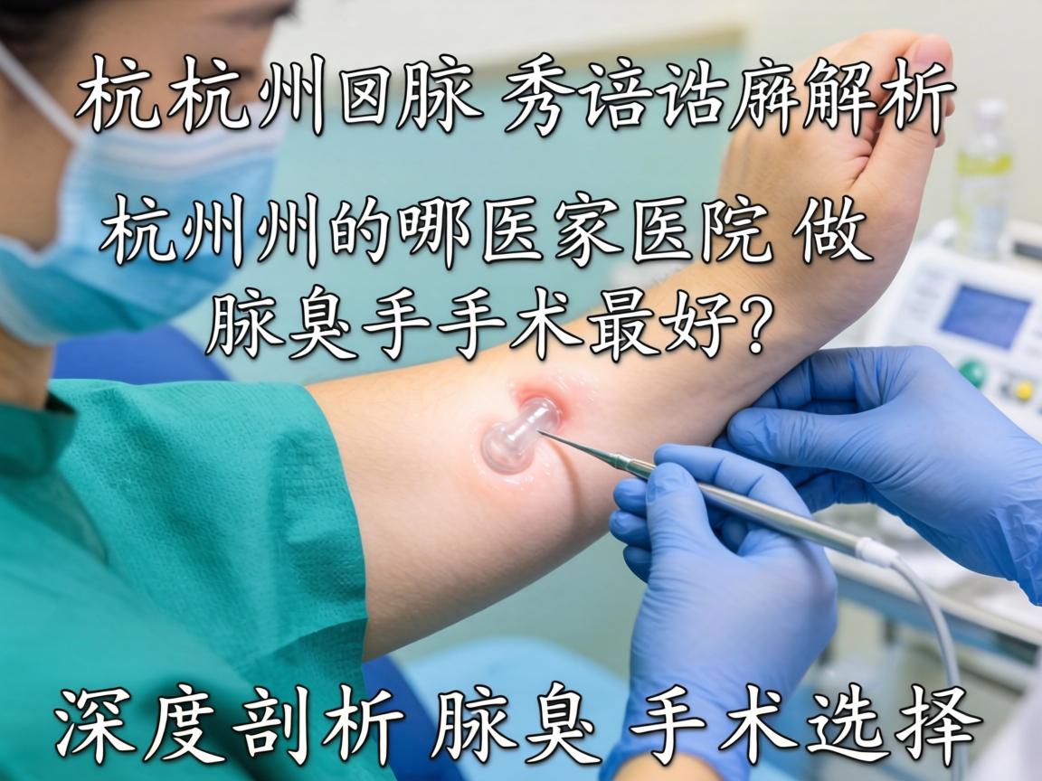 杭州腋秀解析，杭州哪家医院做腋臭手术最好？深度剖析腋臭手术选择