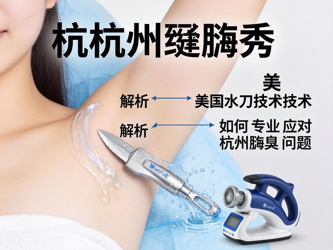 杭州腋秀解析，美国水刀技术如何专业应对杭州腋臭问题