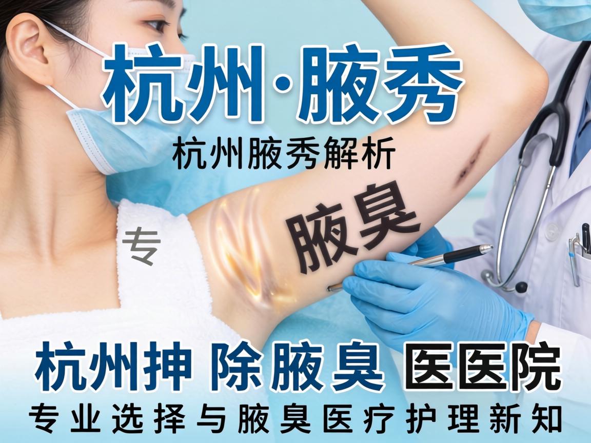杭州腋秀解析，杭州除腋臭医院的专业选择与腋臭医疗护理新知