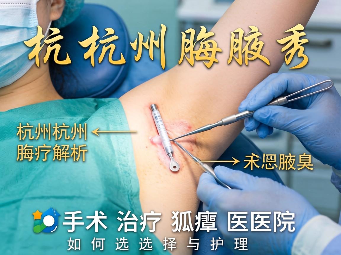 杭州腋秀解析，杭州手术治疗狐臭医院如何选择与护理