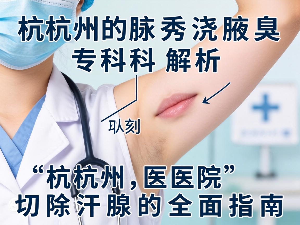 杭州腋秀腋臭专科解析，杭州医院切除汗腺的全面指南